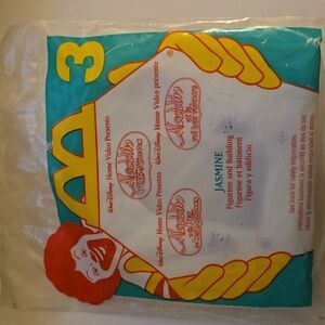Vintage McDonald’s Aladdin Jasmine Toy – Disney Happy Meal Collectible 1996